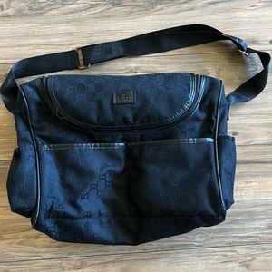 Gucci canvas crossbody bag
